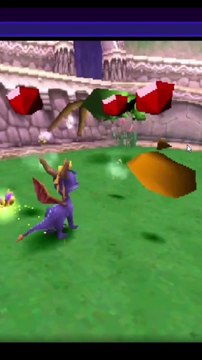 Spyro the Dragon - Torching Gem Thief Enemy