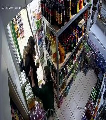 Store Stocker Startled at Work