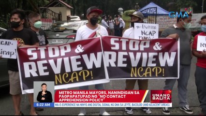 Metro Manila Mayors, nanindigan sa pagpapatupad ng NCAP | UB