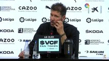 Rueda de prensa de Simeone tras el Valencia vs. Atlético