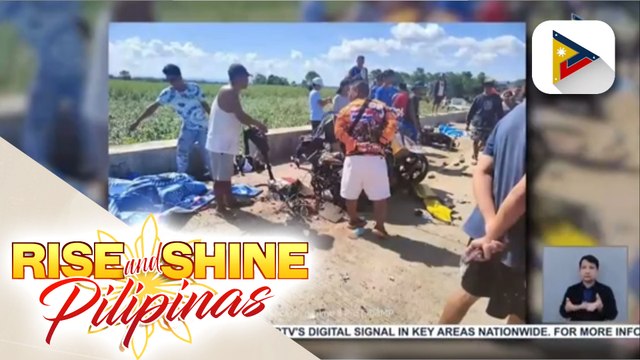 6 patay matapos mabangga ng trailer truck ang isang tricycle at motorsiklo sa Tumauini, Isabela; Driver ng truck, nakainom ng alak