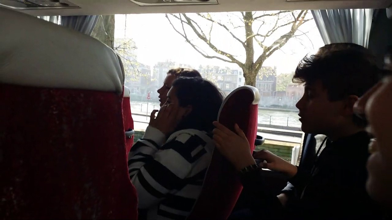 Bus arrival Liège