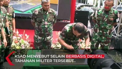 KSAD Dudung Resmikan Tahanan Militer di Bandung: Humanis Dikedepankan