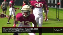 Alabama Practice Footage - August 29, 2022