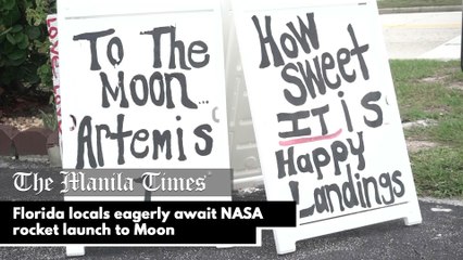 Florida locals eagerly await NASA rocket launch to Moon