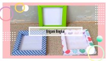 Membuat Bingkai dari Kertas Origami