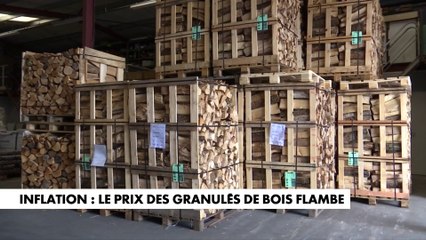 Inflation : le prix des granulés de bois flambe
