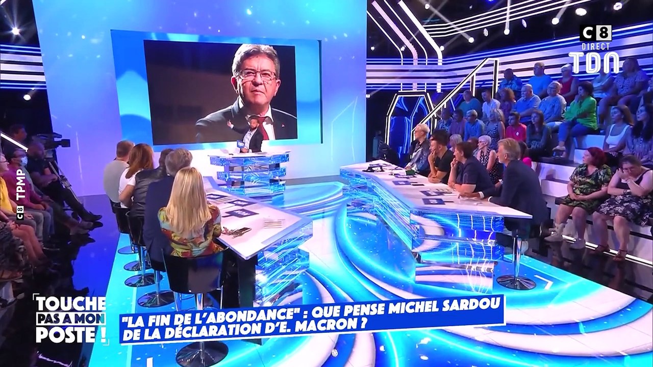"Il fout la merde" : Michel Sardou attaque Jean-Luc Mélenchon en plein direct sur TPMP, ça clash fort