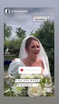 Mariage de Jérôme et Lucile (L'amour est dans le pré), le 27 août 2022.