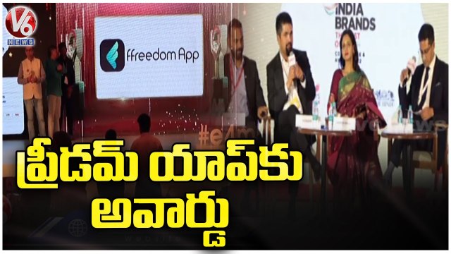 ffreedom App Won The Pride Of India Brands Award 2022 | Bengaluru | V6 News