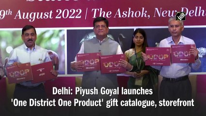 Delhi: Piyush Goyal launches 'One District One Product' gift catalogue, storefront