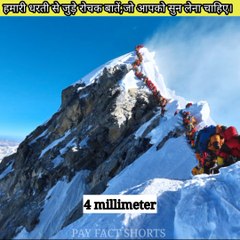 Amazing fact about earth. Pay fact shots