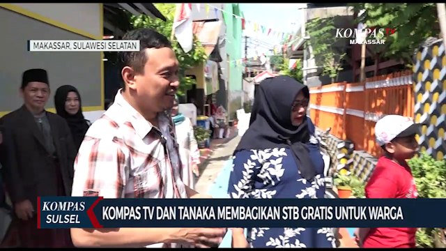 KOMPASTV Dan Tanaka Membagikan Stb Gratis Untuk Warga