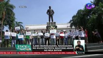 Ilang manggagawa, nagsagawa ng kilos-protesta ngayong Araw ng mga Bayani | SONA