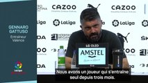 Valence - Gattuso : “Nous allons accompagner Cavani”