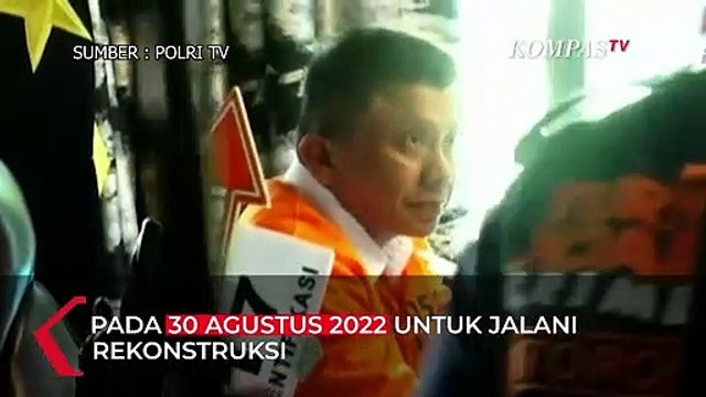 Ekspresi Ferdy Sambo Jalani Rekonstruksi Kasus Pembunuhan Brigadir J