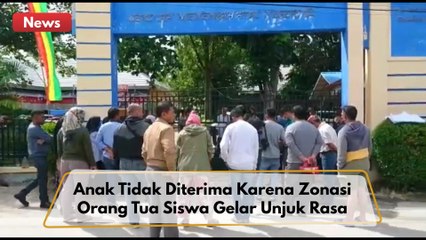 Unjuk Rasa Orangtua Siswa Karena Anak Gagal Diterima di SMA 12 Pekanbaru !!