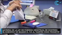 La farsa de la ley de pobreza menstrual de Montero: el Gobierno no bajará el IVA al tampón como prometió