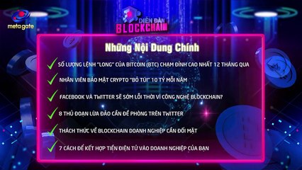 Diễn Đàn Blockchain #34 - Hướng dẫn làm Airdrop Coin hiệu quả- Lệnh “Long” Bitcoin cao nhất 12 tháng