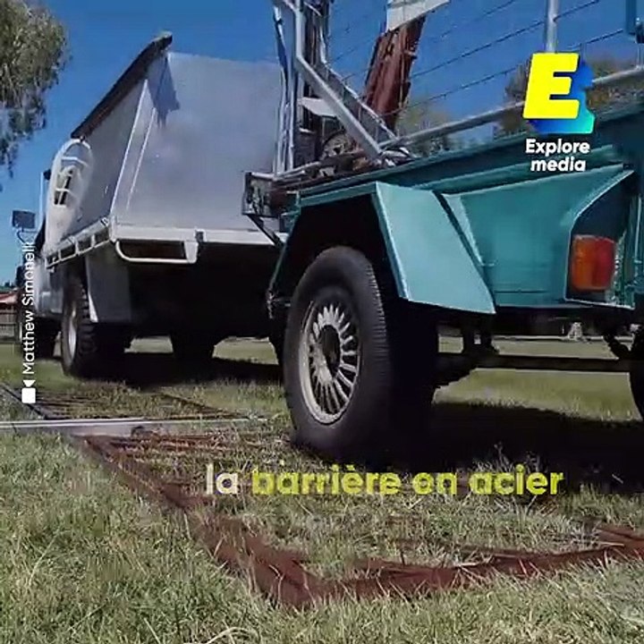 Un portail ingénieux qui fonctionne sans électricité