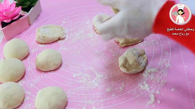 خبز الصمون التركي بالطريقة الأصلية ب 3 مكونات فقط بدون بيض بدون زبدة ولا زيت ولا حليب