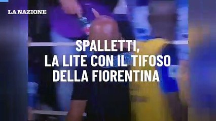 Spalletti, la lite con il tifoso della Fiorentina