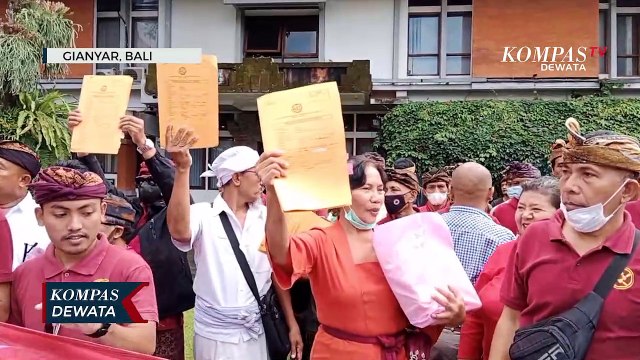 Warga Desa Adat Jro Kuta Pejeng Tagih Janji Bupati Gianyar