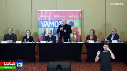 Descargar video: Lula da Silva promete a la UE control ambiental en Brasil si gana las elecciones presidenciales