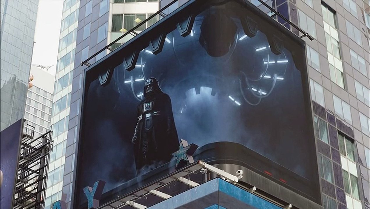 Darth Vader se vuelve real en Times Square