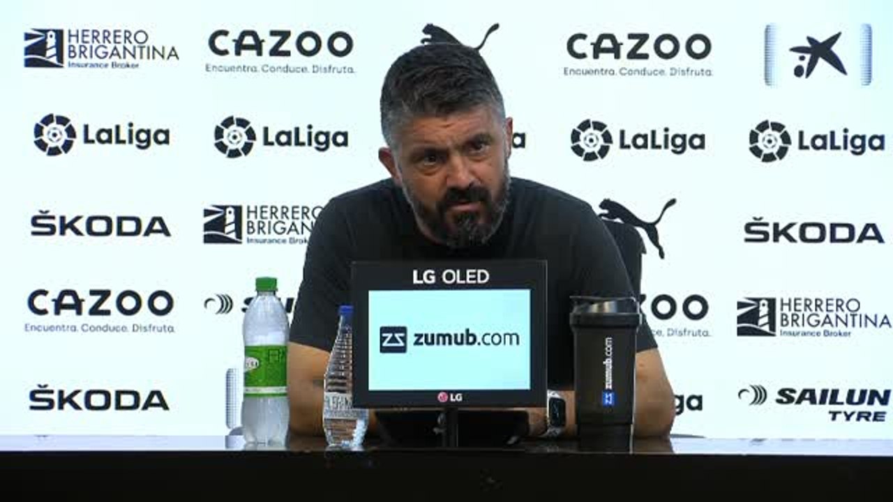 Gattuso, sobre Cavani: "Él está aquí para ayudarnos a nosotros y nosotros tenemos que ayudarlo a él"