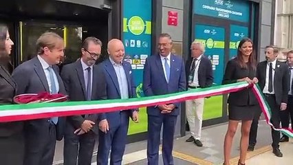 Marotta all'Hotel Galia per inaugurazione fase finale calciomercato