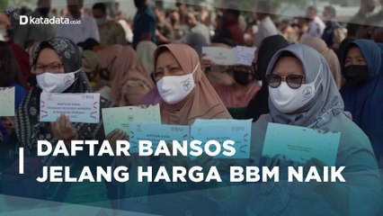 Jelang Harga BBM Naik, Pemerintah Kucur Bansos | Katadata Indonesia