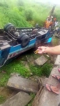 पुलिया से नीचे गिरी हरियाणा रोडवेज, दो की मौत 20 घायल, 5 की हालत गंभीर