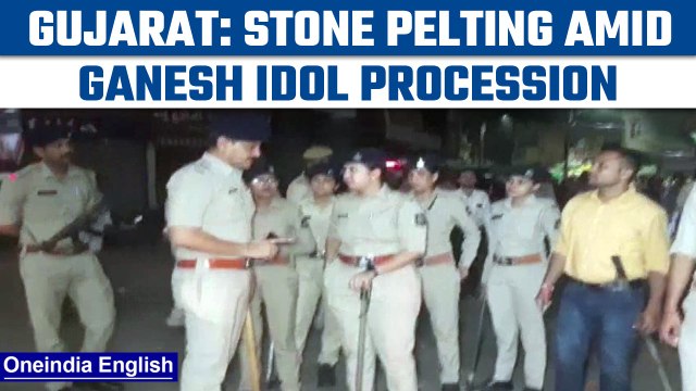Gujarat Ganesh Chaturthi: Clashes in Vadodara erupt amid idol procession; 13 held|Oneindia News*News