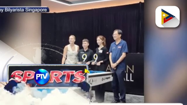 Chezka Centeno, nagreyna sa Asian Women's 9-ball