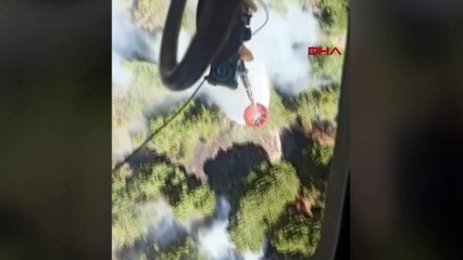 Kaş'ta orman yangını