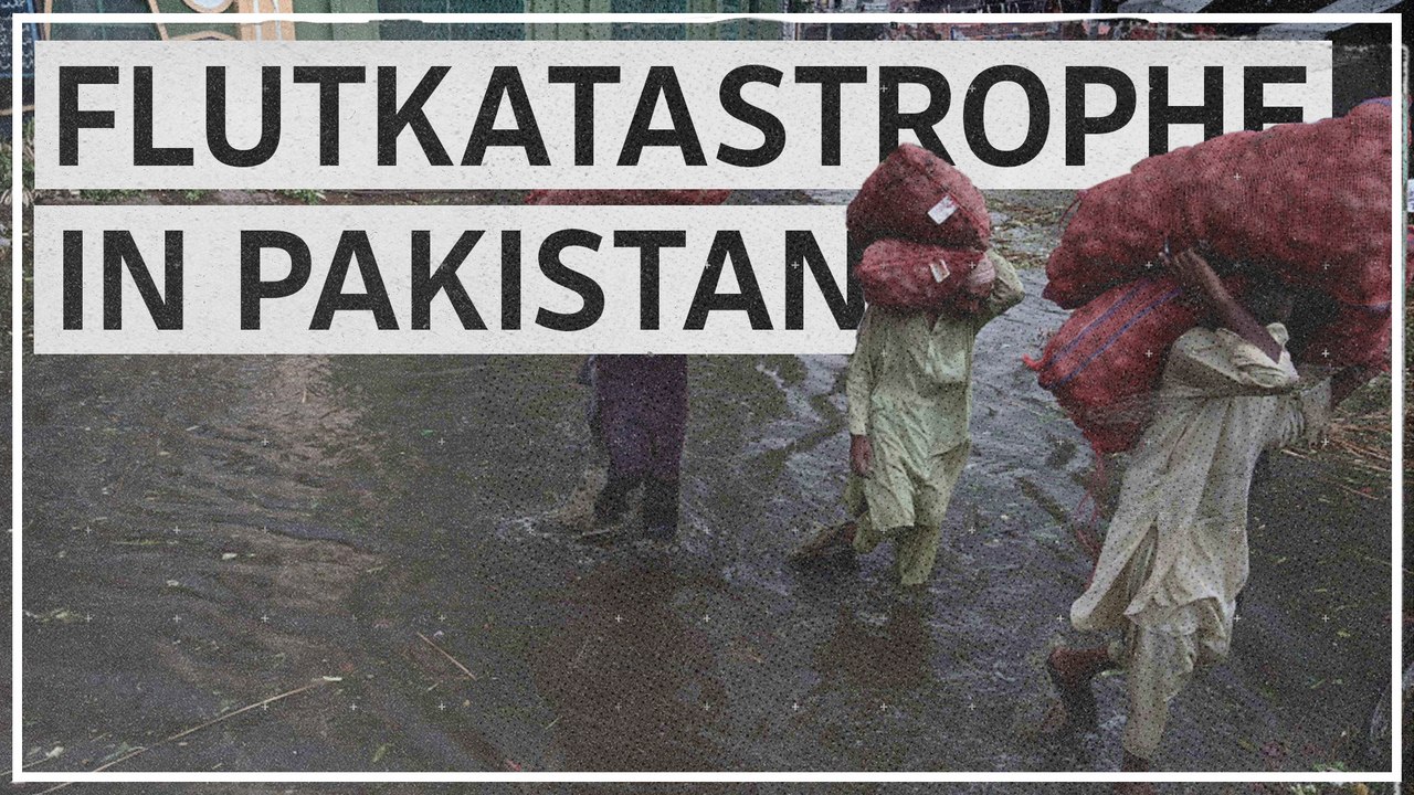 Überflutungen in Pakistan: Ein Drittel des Landes unter Wasser