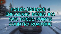 Forza Horizon 4 Influence Board #10 1000 Bonus Points Country Roadside