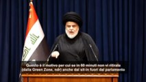 Iraq, al-Sadr richiama i suoi sostenitori: via entro 60 minuti