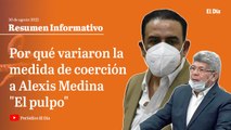 Por qué le variaron la medida de coerción a Alexis Medina 