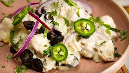 How to Make White Chicken Enchilada Slow Cooker Casserole