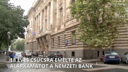 Döntött az MNB: 18 éves csúcson a jegybanki alapkamat