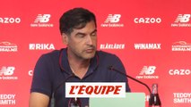 Fonseca : «L'effectif est court» - Foot - L1 - Lille