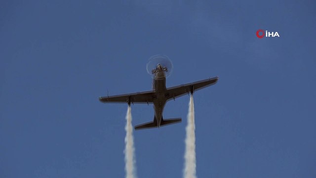 Türkiye'nin gurur kaynağı hava araçlarından geçiş töreni