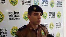 Tenente Tavares concede entrevista sobre a apreensão de drogas  realizada pela Equipe Extrajornada