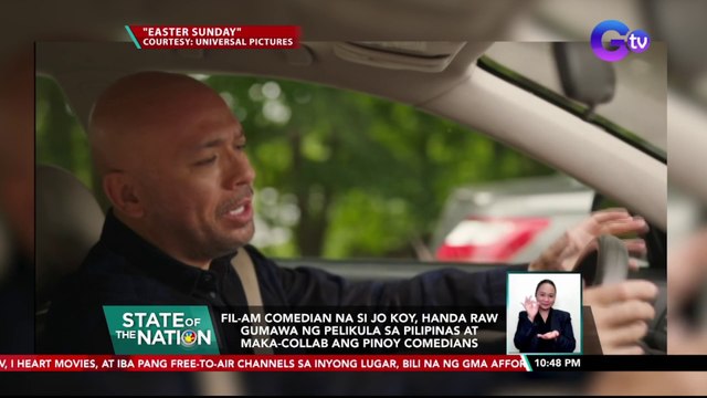 Fil-Am comedian na si Jo Koy, handa raw gumawa ng pelikula sa Pilipinas at maka-collab ang Pinoy comedians | SONA