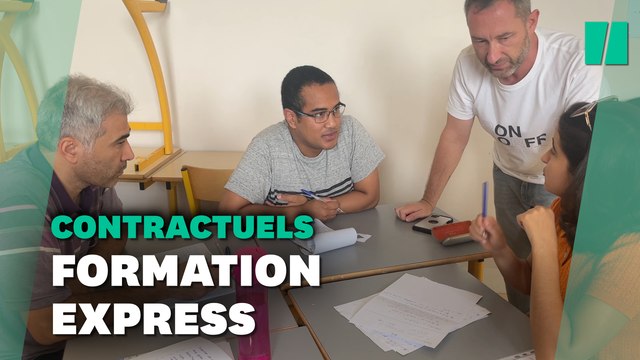 C'est mieux que rien : Avant la rentrée, la formation express des enseignants contractuels