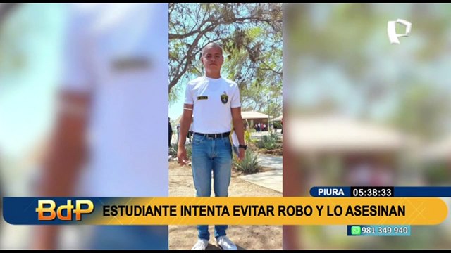 Truncaron los sueños de un aspirante a policía: Delincuentes asesinan a joven en Piura