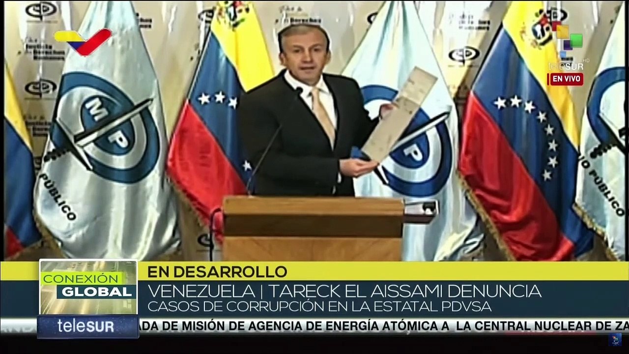 Ministro del Petróleo de Venezuela ofrece datos que prueban corrupción en PDVSA