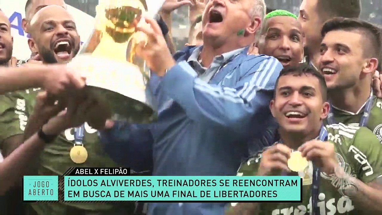 Abel Ferreira e Felipão fazem duelo histórico na semifinal da Libertadores 30/08/2022 13:16:58